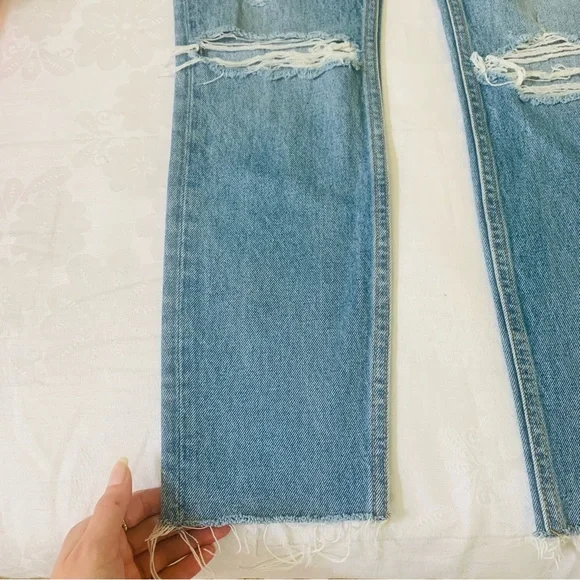 NWT GRLFRND Karolina High Rise Skinny Jeans in A Little More Love 23 - Picture 10 of 15